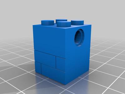 Lego Train Incline Support (remixed with bottom for baseplates and resized tops)