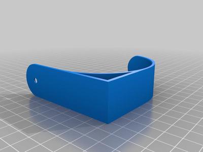 80mm Black Bin Trash Bag Roll Hook