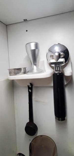 Espresso accessory wall tray