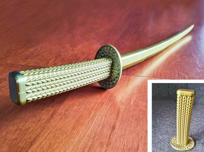Knitted Katana (Print-in-Place)