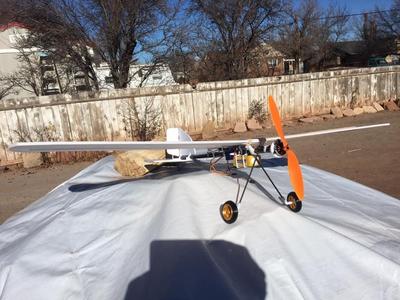 Poor Boy flat wing RC plane