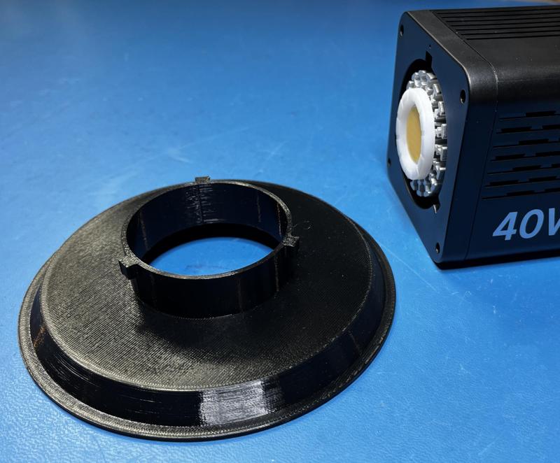 mini Bowens speed ring for Godox light modifiers
