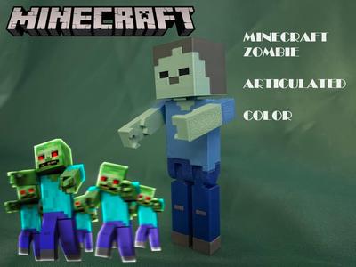 Minecraft Zombie Articulated