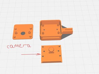 Raspberry Pi camera module 2 housing