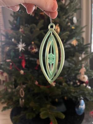 Print in place spinney snowflake ornament