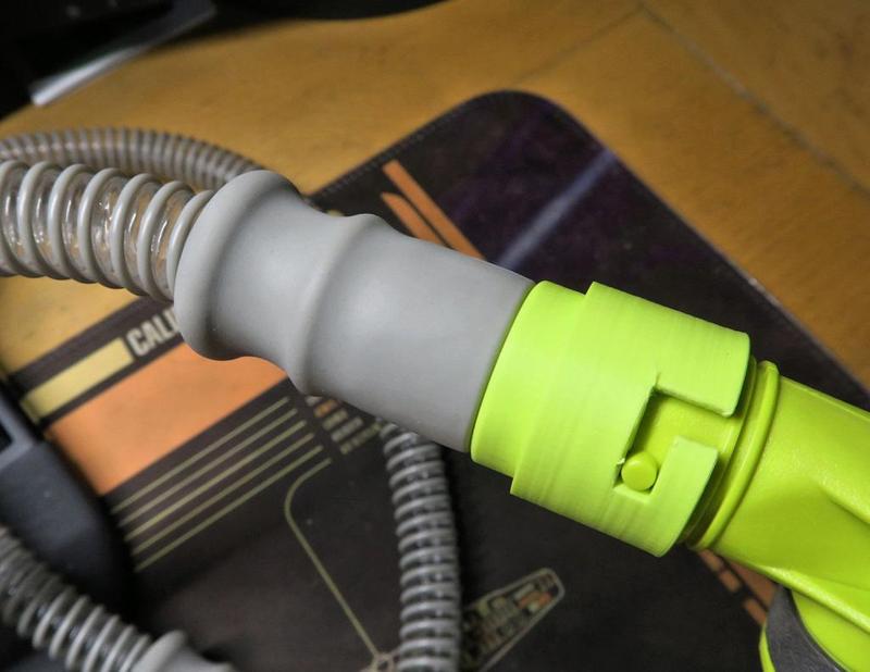 Ryobi P738 to CPAP hose