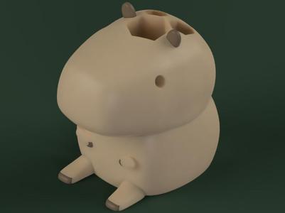 Capybara Pencil Holder