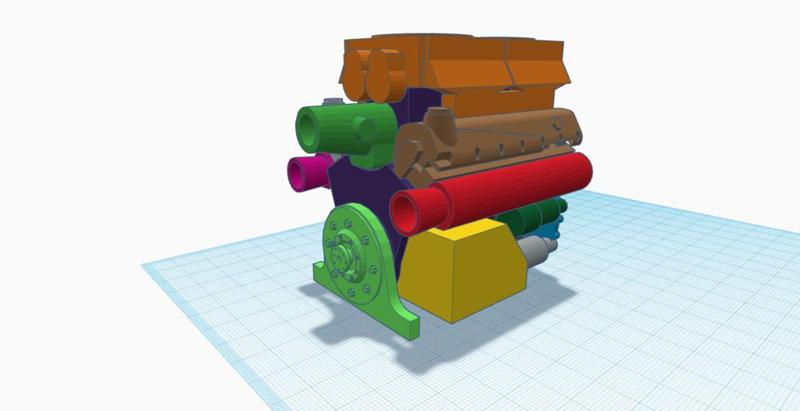 Maybach HL230 Tiger Tank V12 Engine - Upgraded