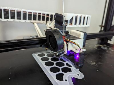 Creality Sprite 5015 Fan Mount and Front BL touch mount
