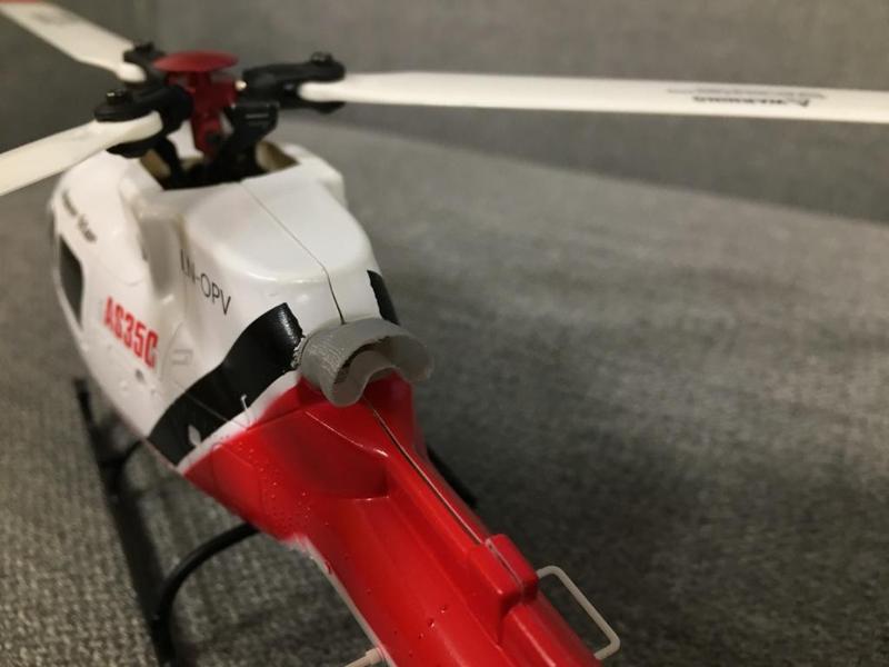 WLToys AS-350 jet engine nozzle