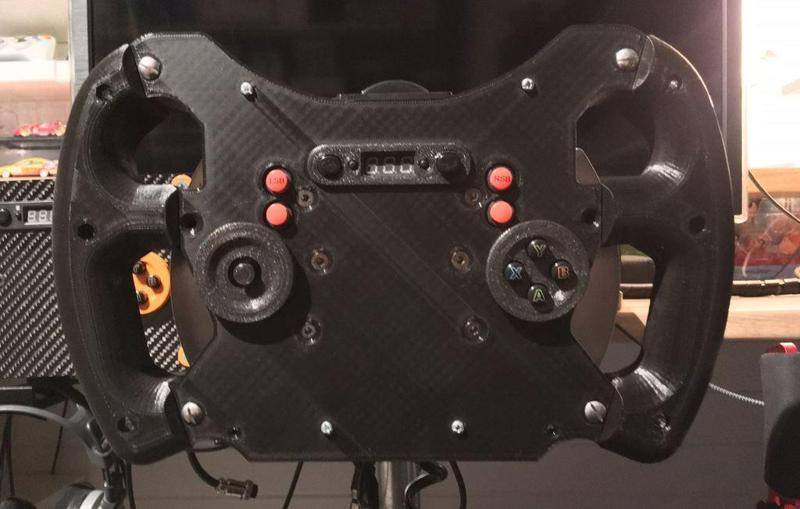 fanatec CSR mac laren wheel mod 
