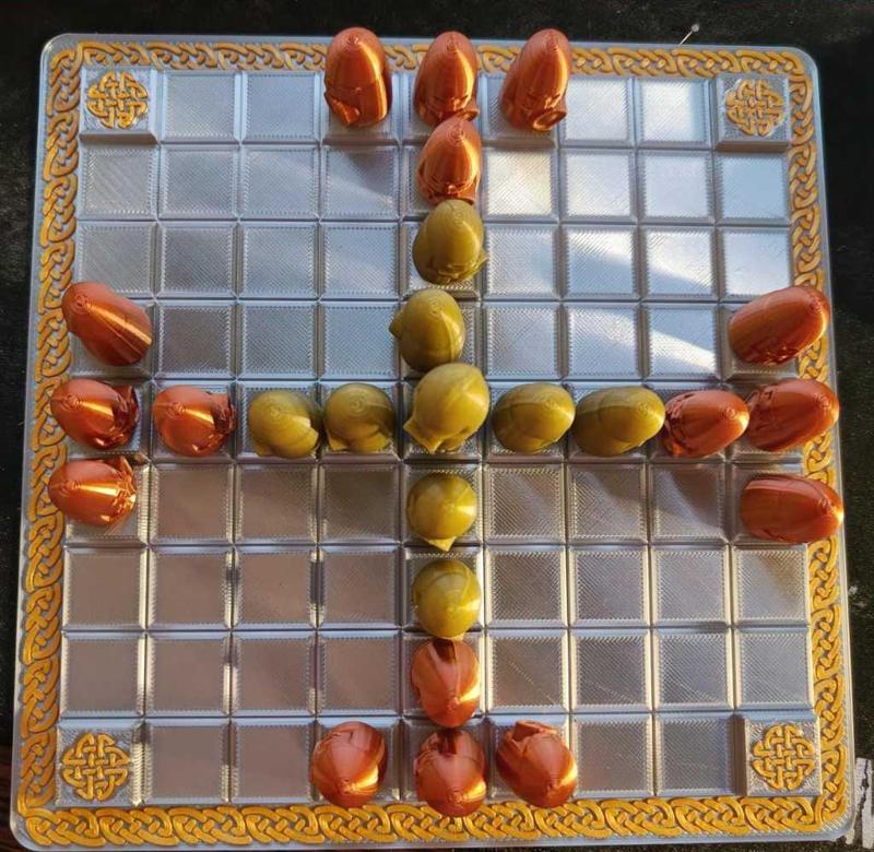 Hnefatafl (Tablut) board