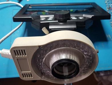 7" Microscope LED Ring Holder + CPL Filter Holder