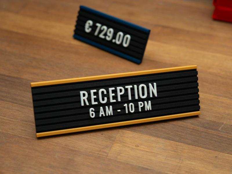 Classic retro sign maker