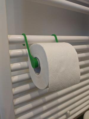 Simple Toilet Paper Holder for Heater Radiator