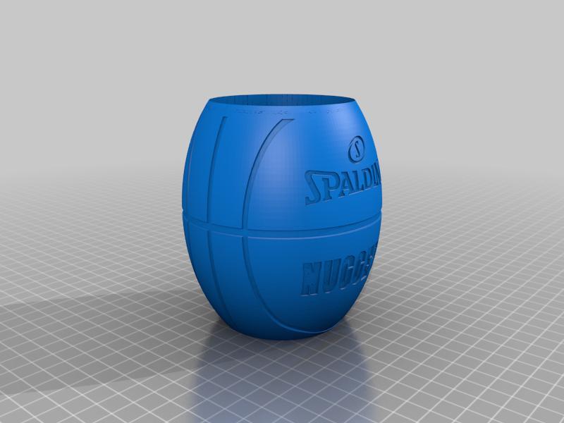 Basketball Koozie Nuggets.stl