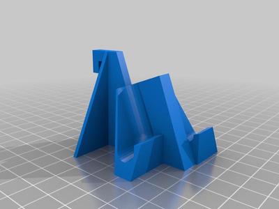 Double Samsung Galaxy S20 horizontal stand for Ikea SKADIS