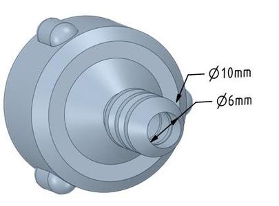 Flow Sensor Hose Connector 8mm ID tube