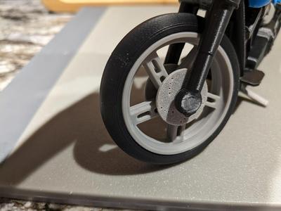 Optional Seat and Dual Disc Brakes for Motorcycle