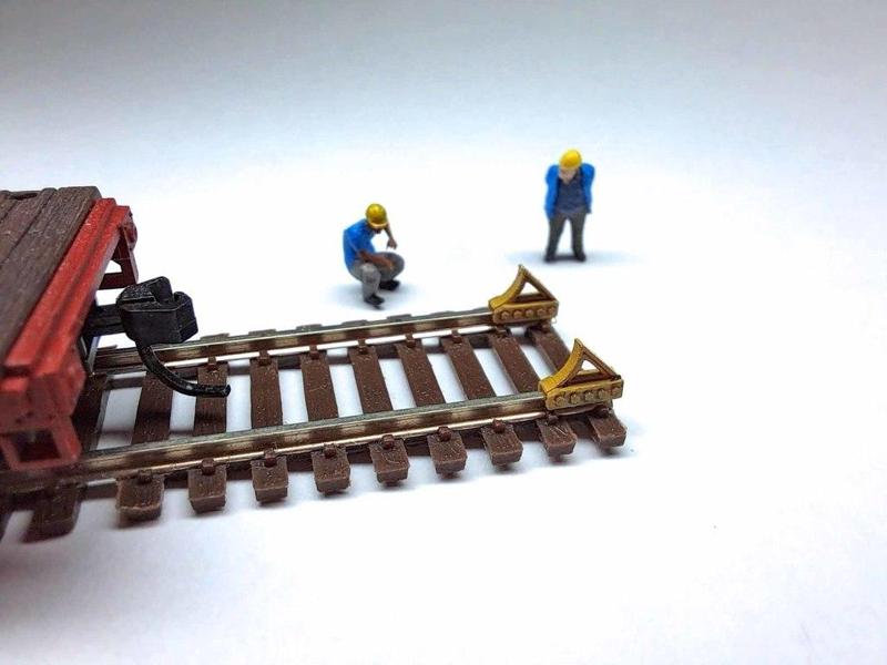 N Scale Wheel Bumpers for Resin