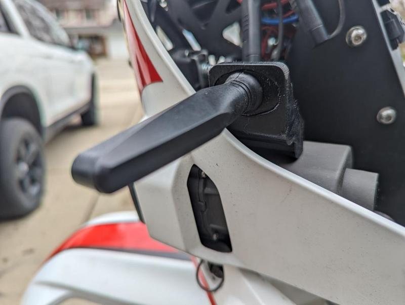 Kove 450 Rally Turn Signal Relocation