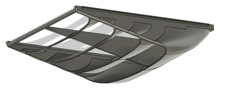 écope radiateur nitro sous planché