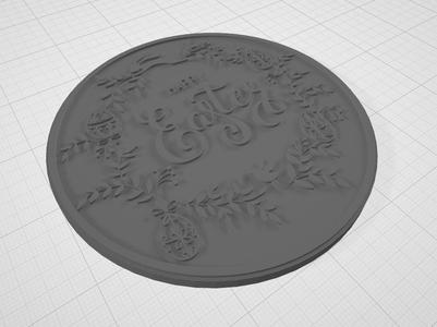 Happy Easter Coaster