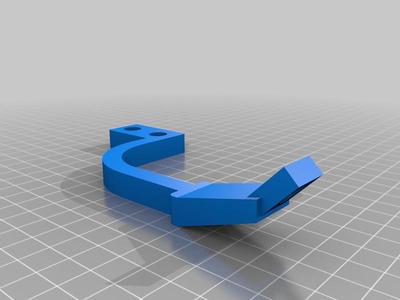 Top Rail Mounted Reverse Bowden Holder (M10)