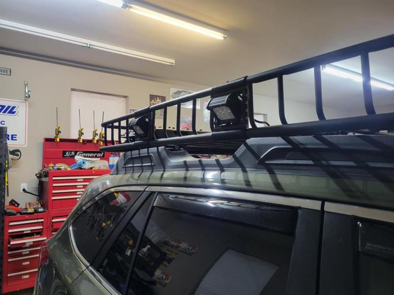 ARKSEN Roof Rack Side Light Mounts (Camp Lights)