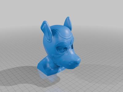 pup hood statue 