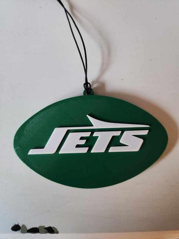 New York Jets Car Rearview Mirror Ornament