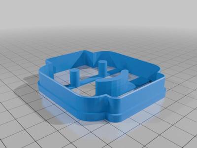 Lego head cookie cutter