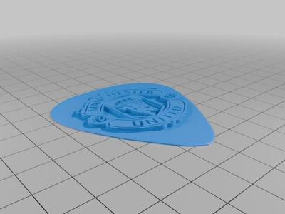 Guitar pick MANCHESTER UNITED