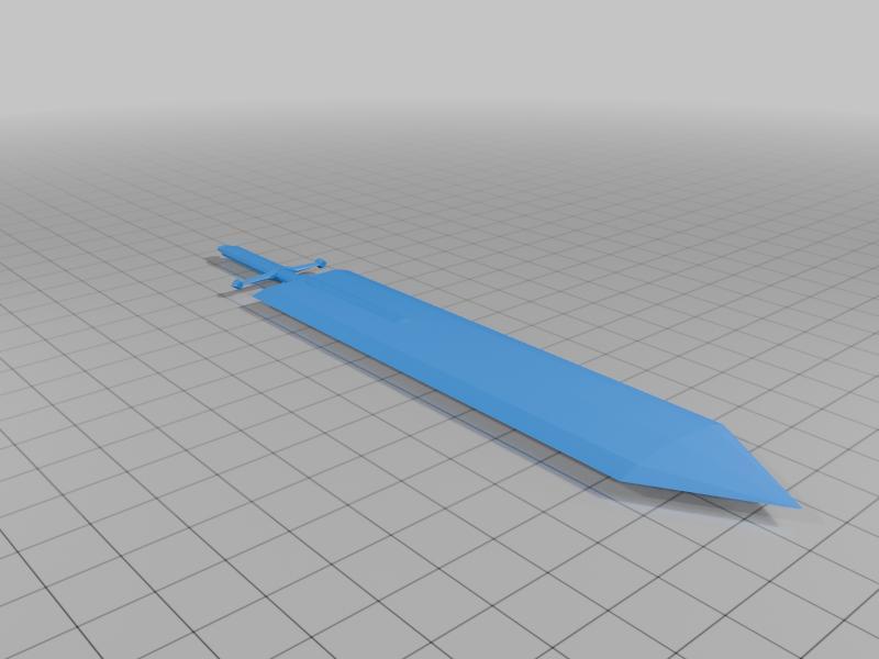 Asta Black Clover Sword Keychain Remix