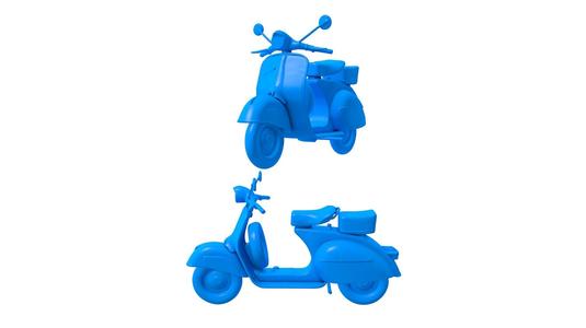 Vintage Scooter / Vintage Scooter stl / Scooter / scooter stl /Electric Scooter