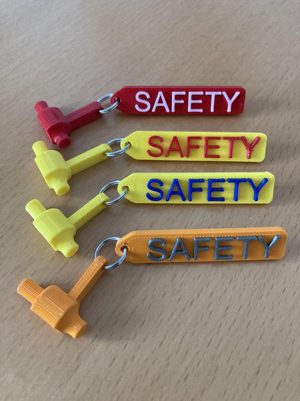 Safety flag for  .22 pistol