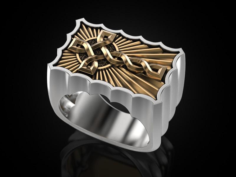Men cross ring