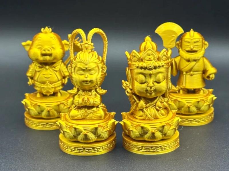 Journey to the West—Tang Sanzang (Leader of the Four), magnetic base, car, home, and desk ornament, street vending