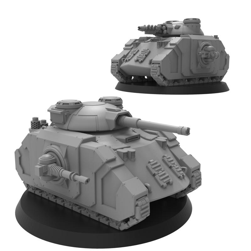 Smol Apex Battle Tank - Presupported
