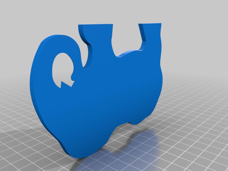 Elephant puzzle - added border