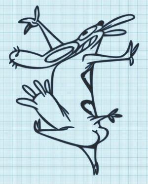 COW - SIDE - COW n CHICKEN - WALL ART
