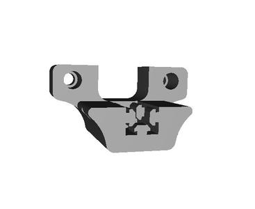 betterFrontRailMount.stl for ender3/ender3 pro