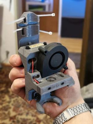 Hypercube Evolution Hybrid Hotend Carriage Mount