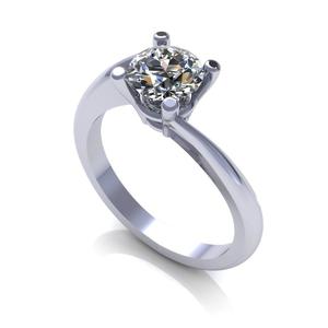 Love Twist Engagement Ring