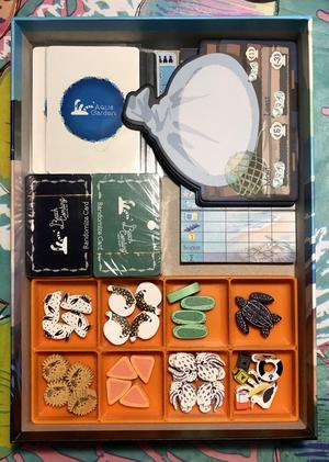 Beach Combing Aqua Garden insert organizer (two trays)