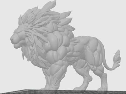 Crystal Lion Fantasy Look