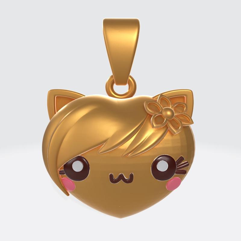 Human Heart Pendant N15