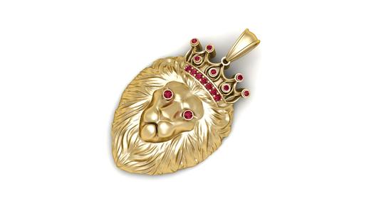 LION FACES PENDANT  3d printable model