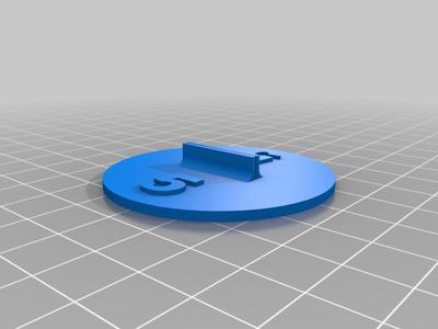 Paper miniature base 50mm (Large)