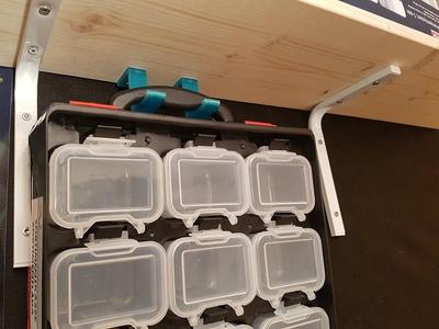 Hook under shelf